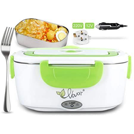 vovoir electric lunch box|Review Vovoir Electric Heating Lunch Box 60W 110V/12V/24V 3 .